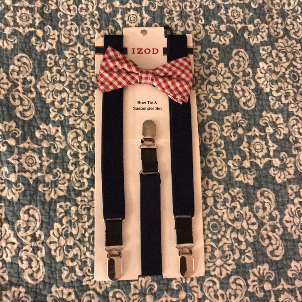 Tie and suspender set